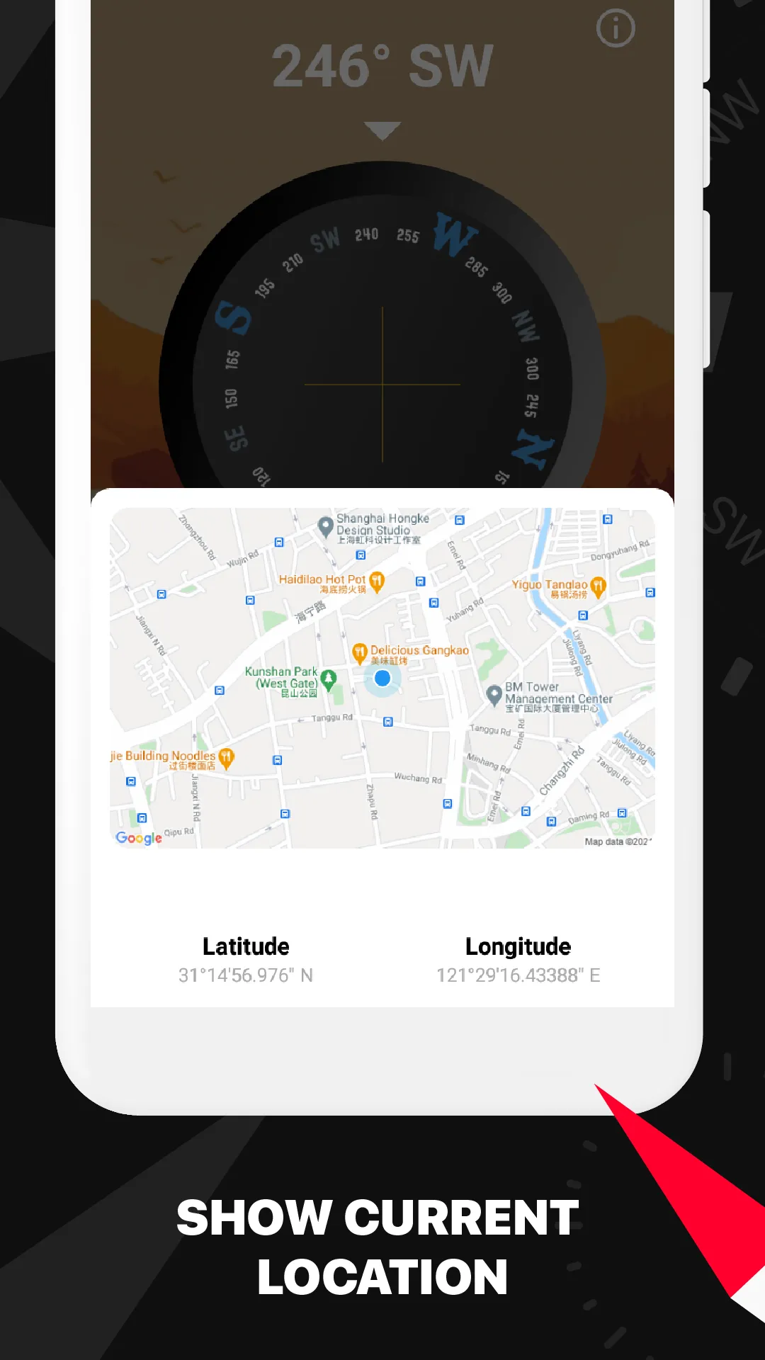 Compass - Directional Compass | Indus Appstore | Screenshot