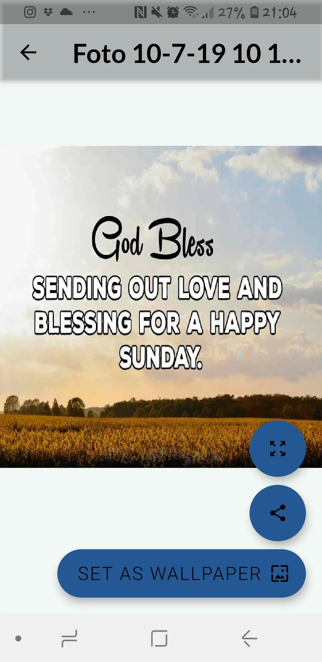 Sunday Blessings | Indus Appstore | Screenshot