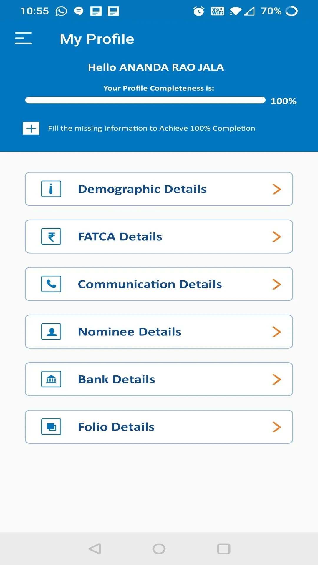 BANK OF INDIA MUTUAL FUND | Indus Appstore | Screenshot