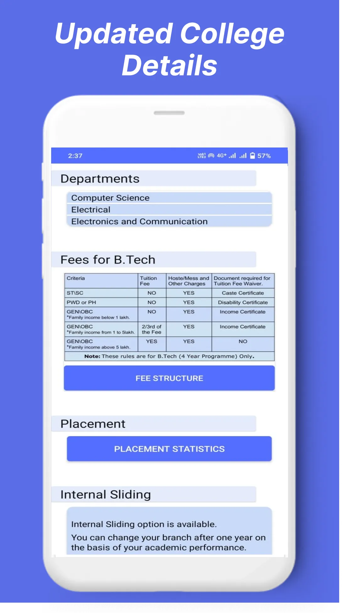 CSAB Counselling NIT IIIT GFTI | Indus Appstore | Screenshot