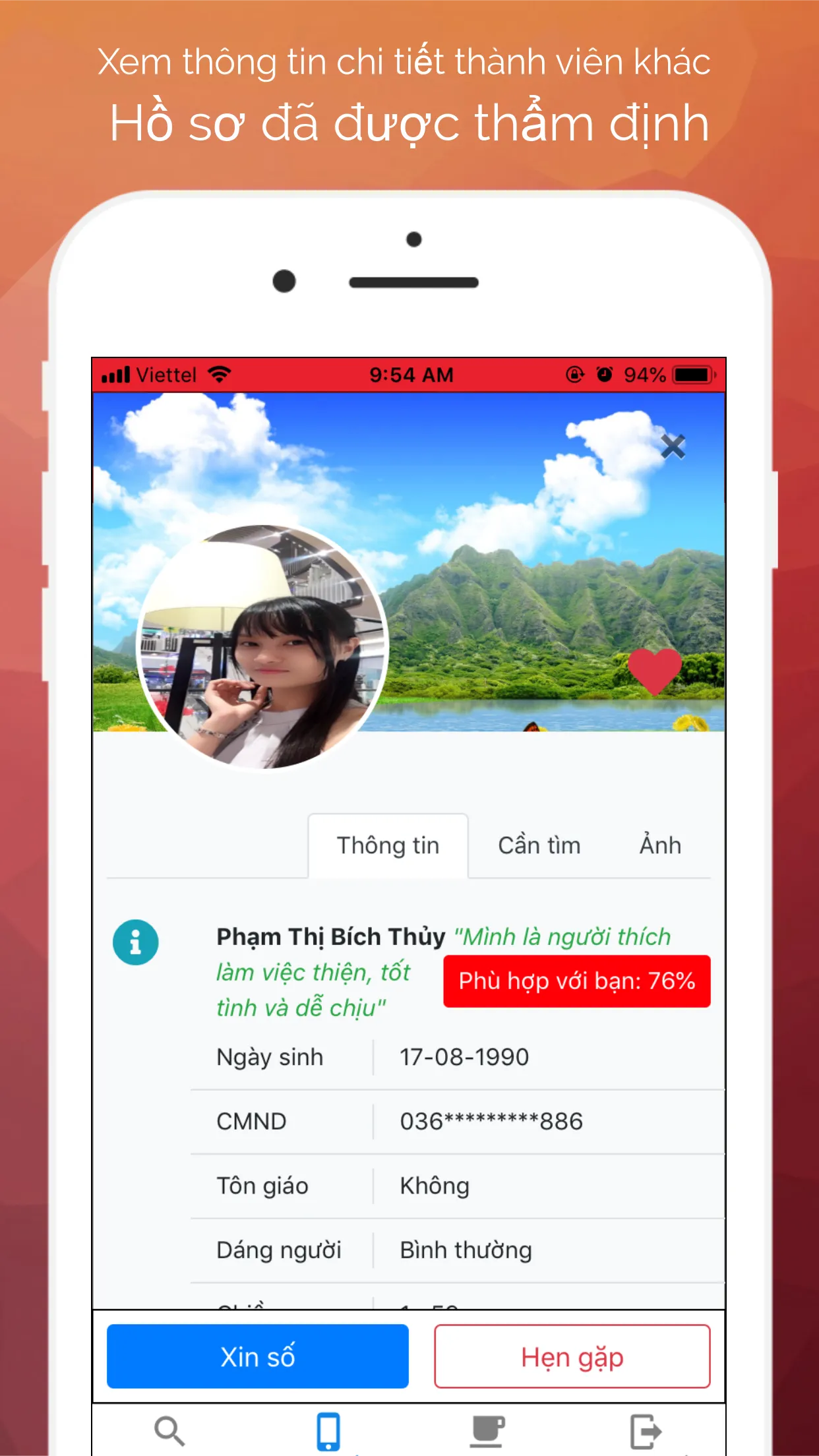 Hẹn Hò Tối Nay kết bạn | Indus Appstore | Screenshot