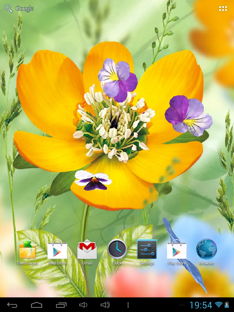 3D Flowers Live Wallpaper Lite | Indus Appstore | Screenshot