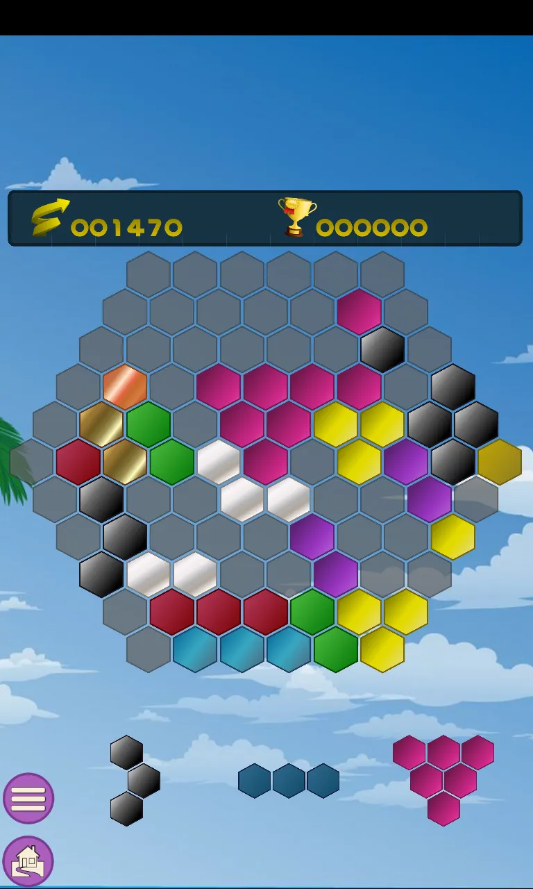 HexBlokz V+, hexa puzzle game | Indus Appstore | Screenshot