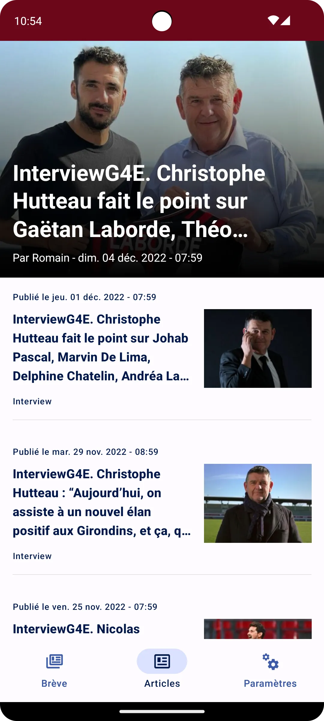 Girondins4Ever | Indus Appstore | Screenshot