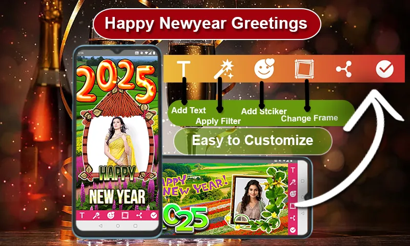 Happy Newyear Greetings | Indus Appstore | Screenshot