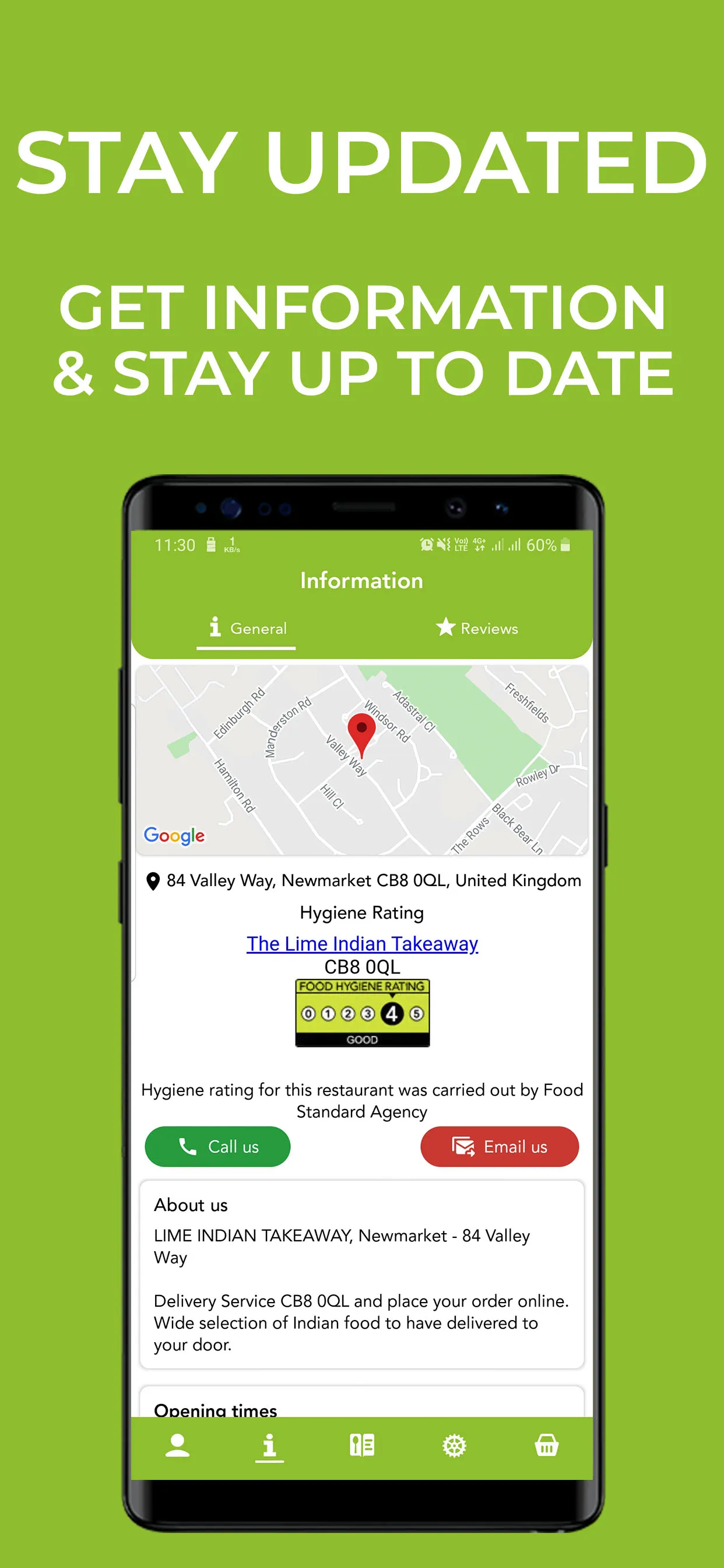 Lime Indian Takeaway | Indus Appstore | Screenshot