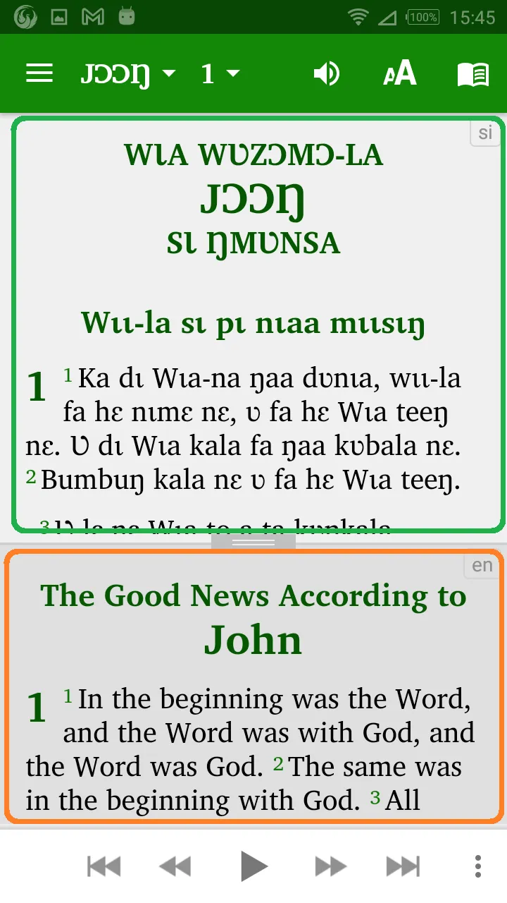 Sisaala Bible with English | Indus Appstore | Screenshot