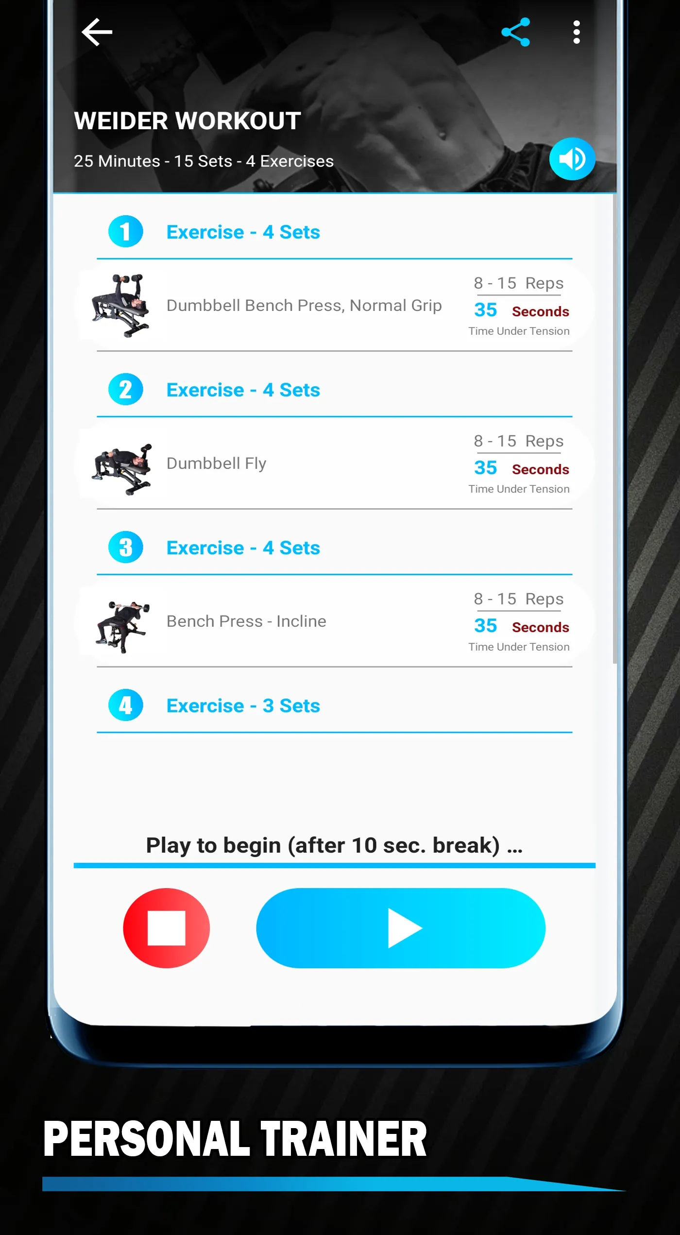 Dumbbell Workout & barbell Wor | Indus Appstore | Screenshot