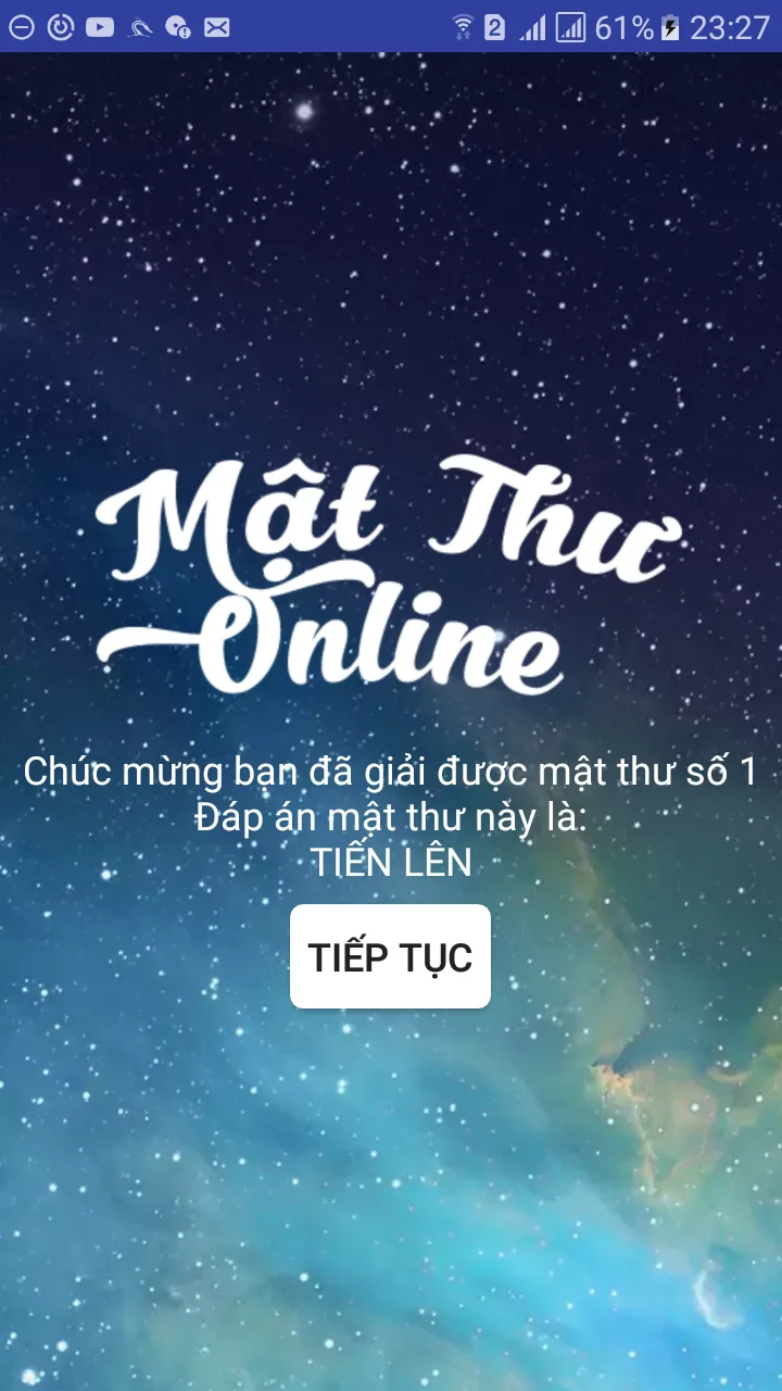 Mật Thư Online | Indus Appstore | Screenshot