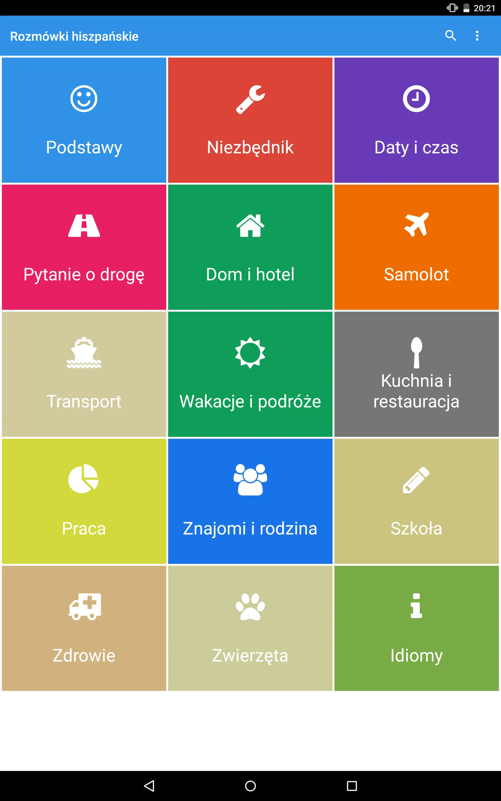 Rozmówki Polsko-Hiszpańskie | Indus Appstore | Screenshot