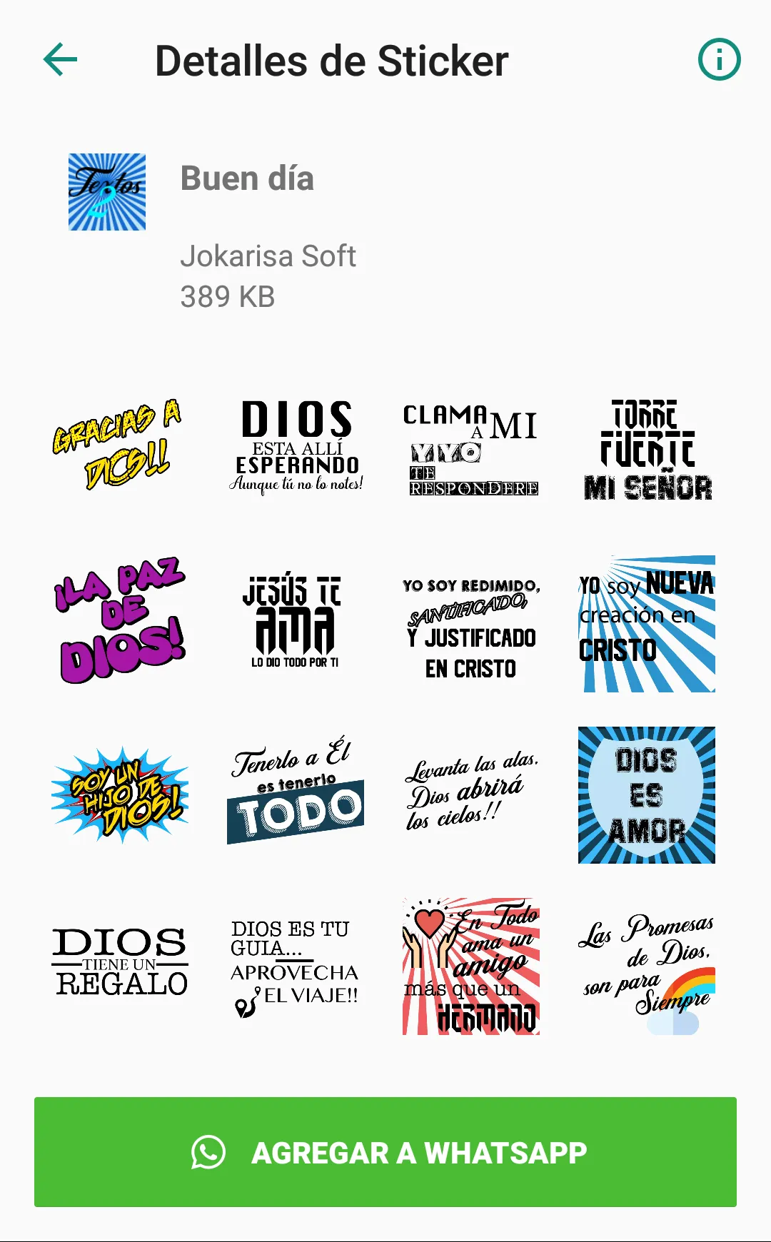 Stickers Cristianos 5 | Indus Appstore | Screenshot