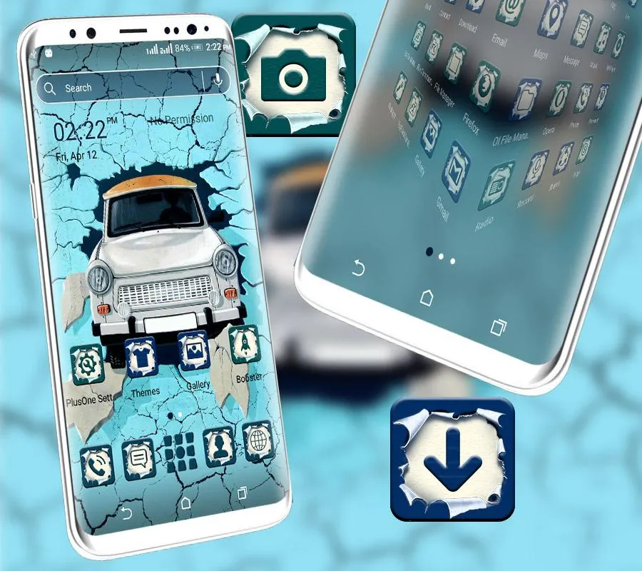 Vintage Car Launcher Theme | Indus Appstore | Screenshot