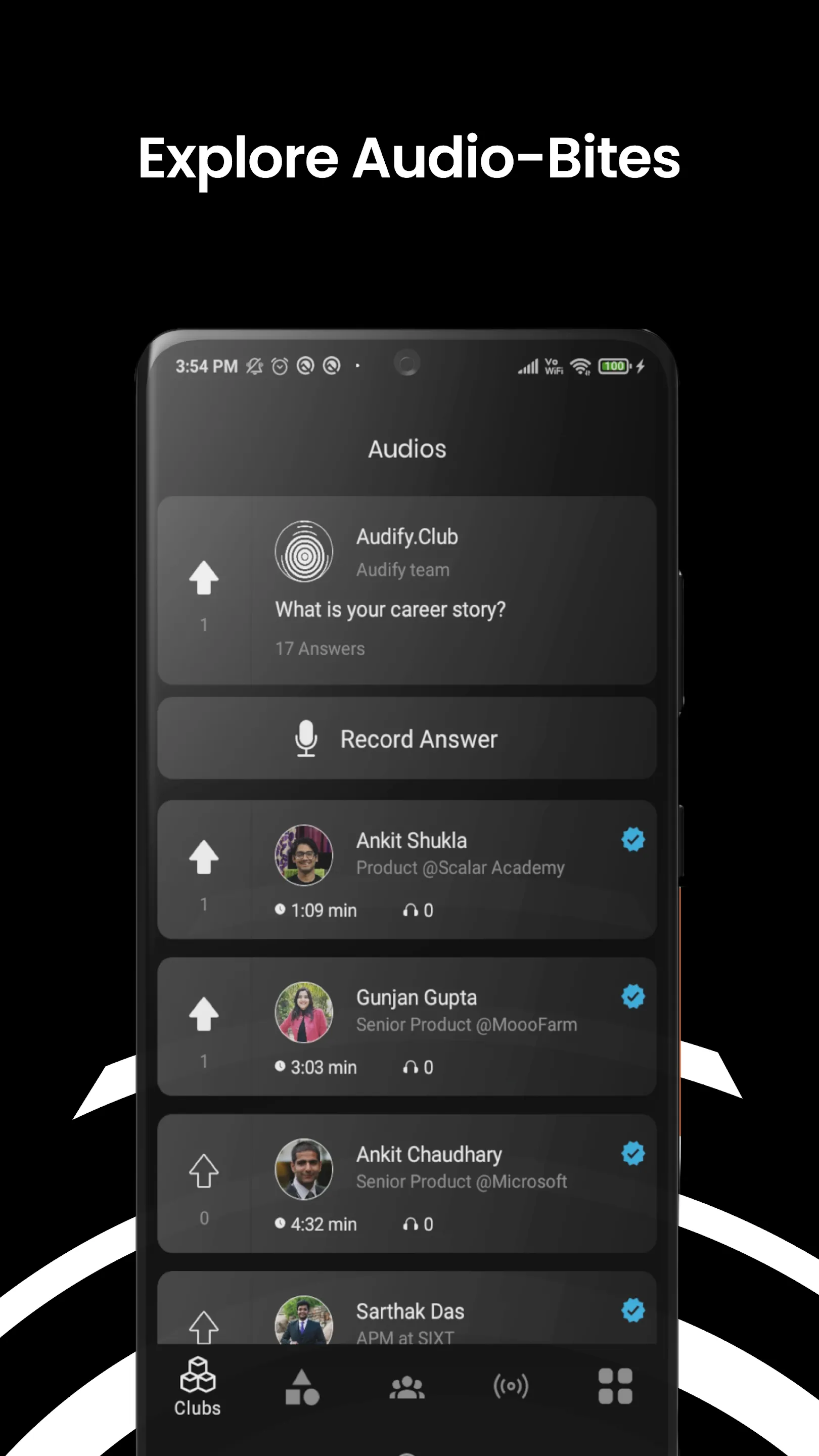 Audify: Ask Experts Get Advice | Indus Appstore | Screenshot