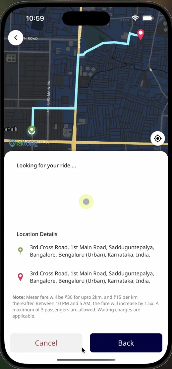 Nagara: Meter Auto, Cab (Beta) | Indus Appstore | Screenshot