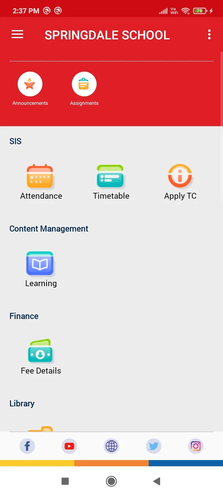 Springdale School | Indus Appstore | Screenshot