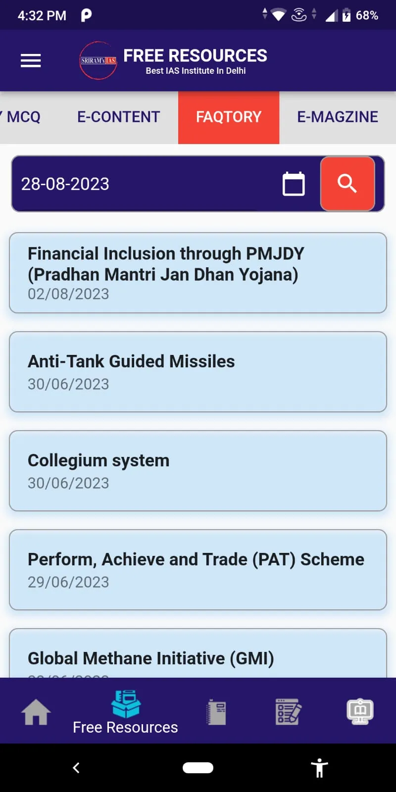 SRIRAMs IAS | Indus Appstore | Screenshot