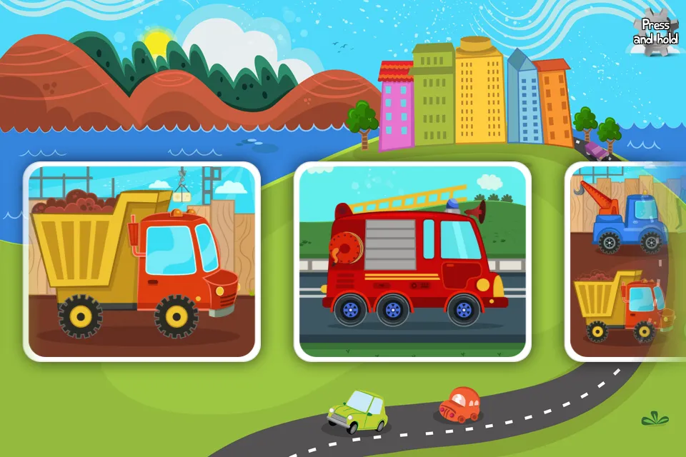 Cars & Trucks Puzzle for Kids | Indus Appstore | Screenshot