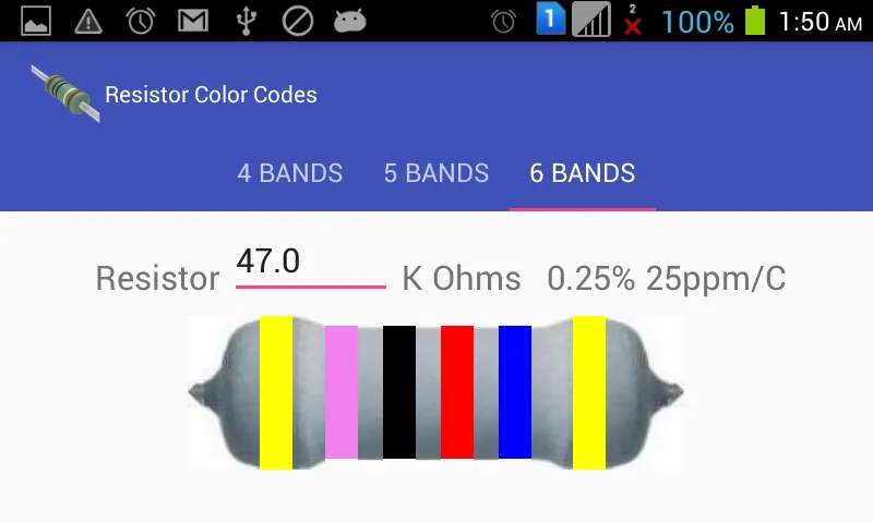 Resistor Color Codes | Indus Appstore | Screenshot