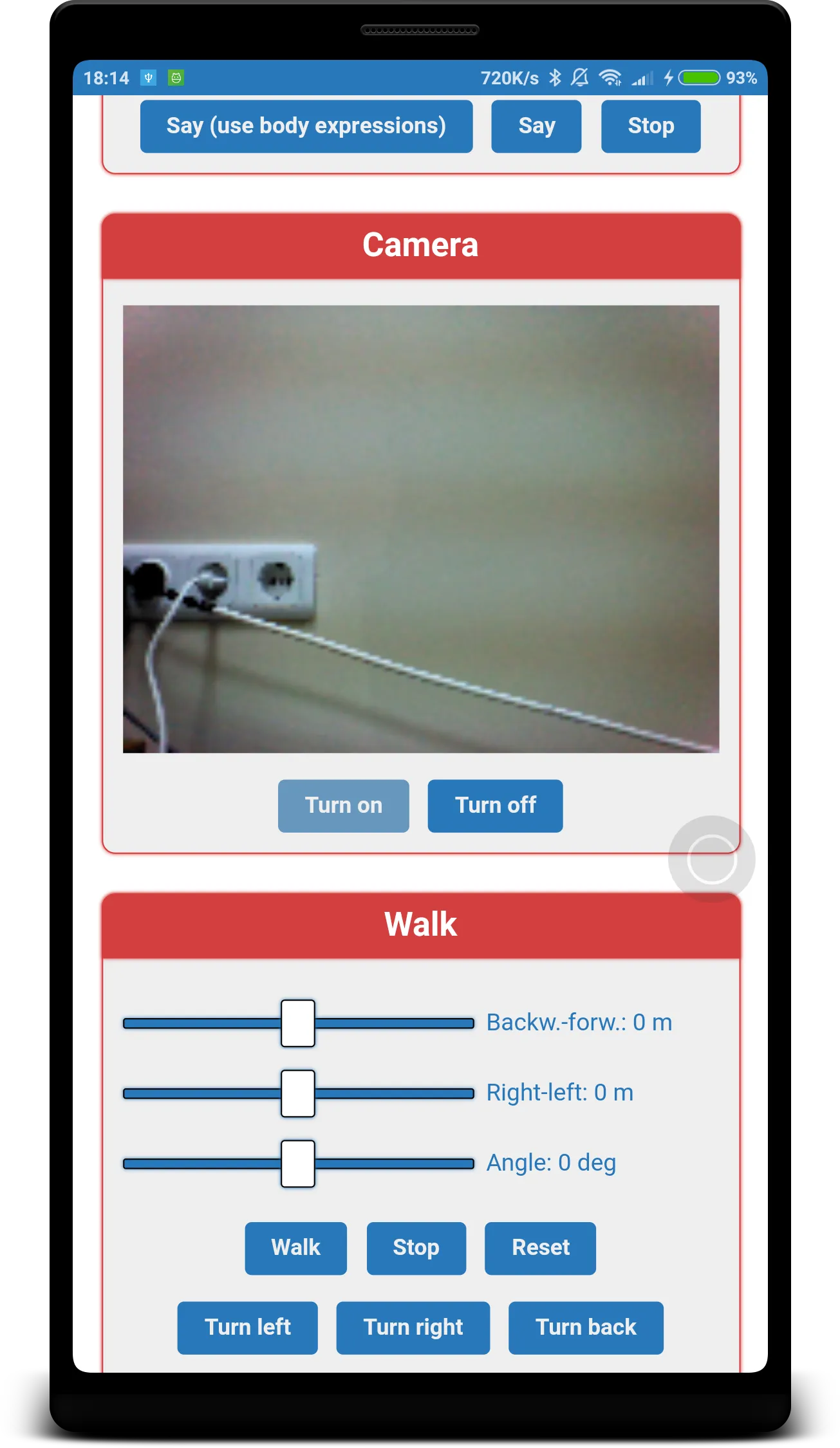 Nao Controller | Indus Appstore | Screenshot