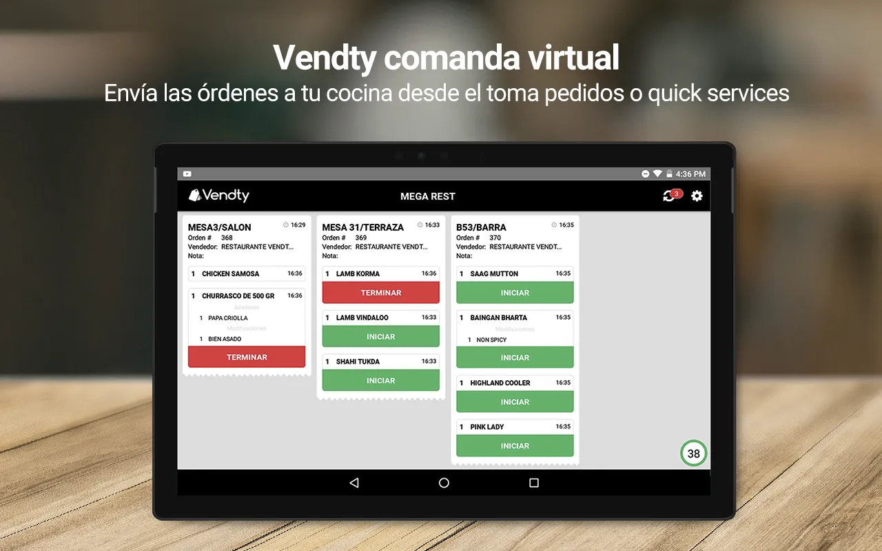 Vendty Comanda Virtual | Indus Appstore | Screenshot