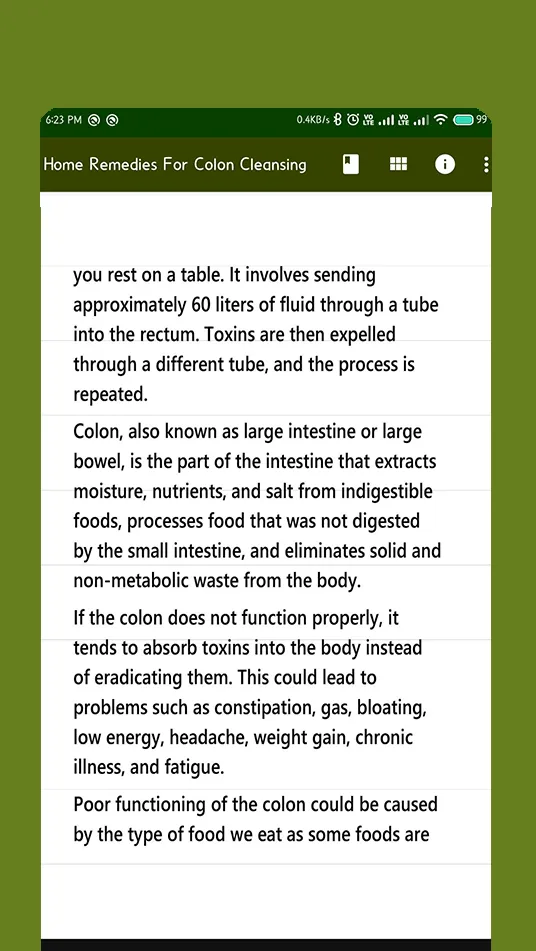 Home Remedies For Colon Cleans | Indus Appstore | Screenshot