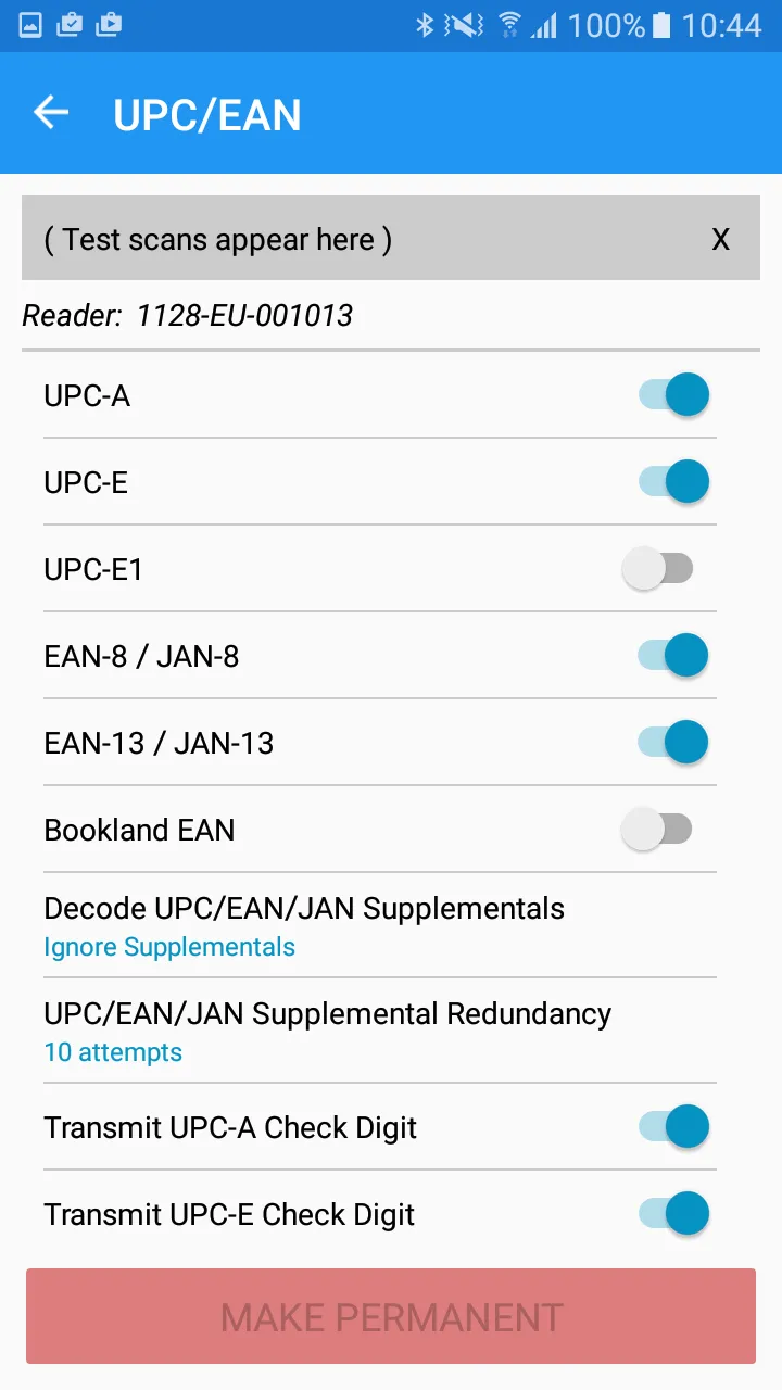 TSL Reader Configuration | Indus Appstore | Screenshot