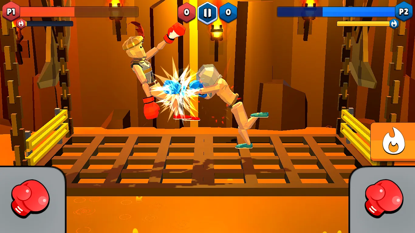 Ragdoll Wrestlers - 2 Player | Indus Appstore | Screenshot