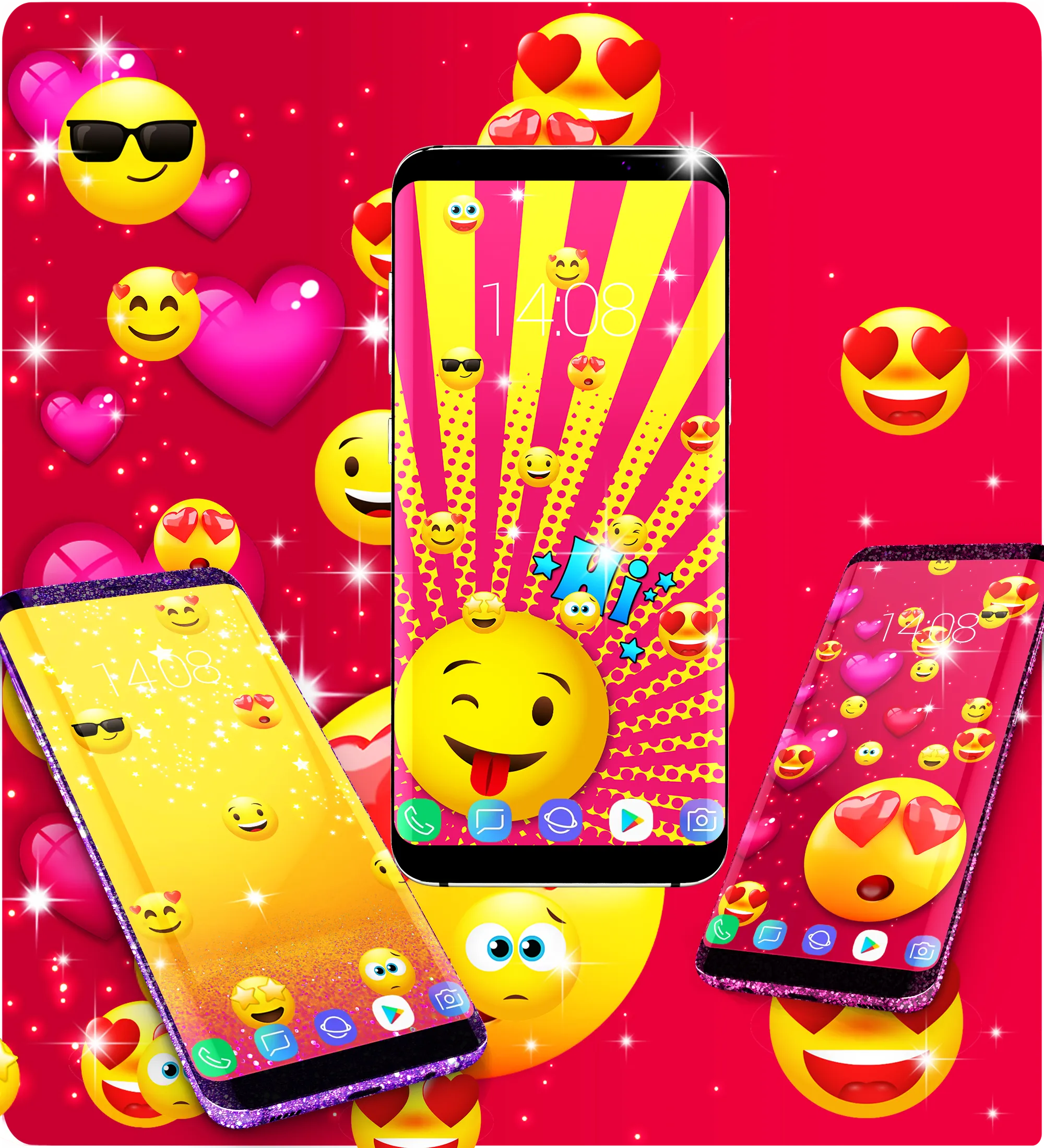 Funny smiley emoji wallpapers | Indus Appstore | Screenshot