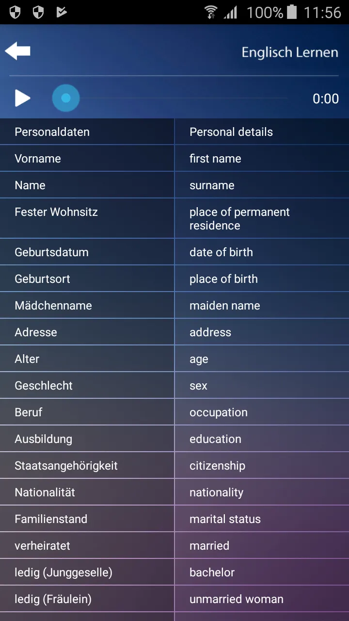 Deutsch-Englisch Sprachführer | Indus Appstore | Screenshot