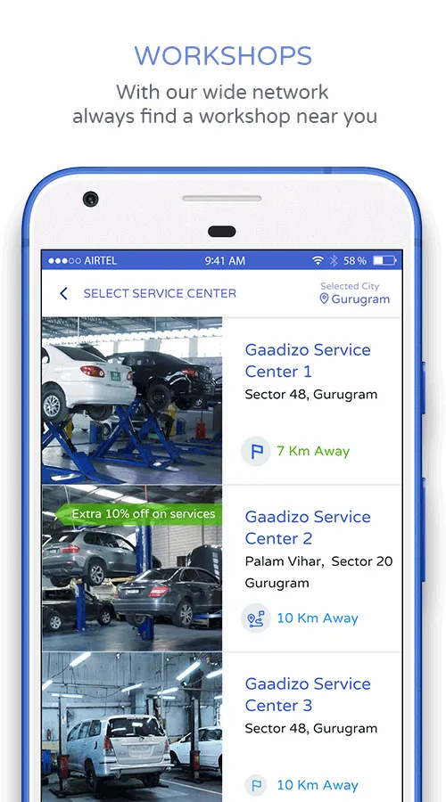 Gaadizo- Car Service & Repairs | Indus Appstore | Screenshot