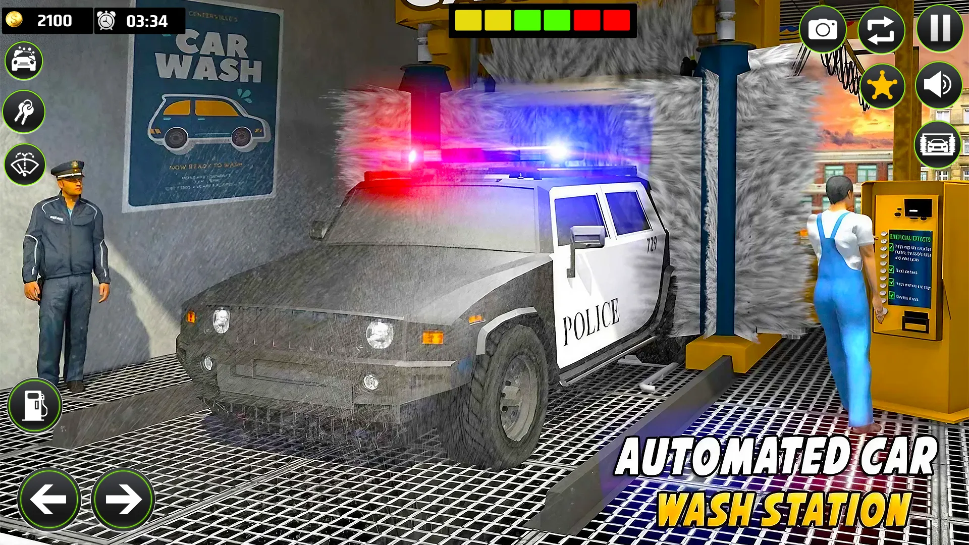 Gas Station Police Car Parking | Indus Appstore | Screenshot