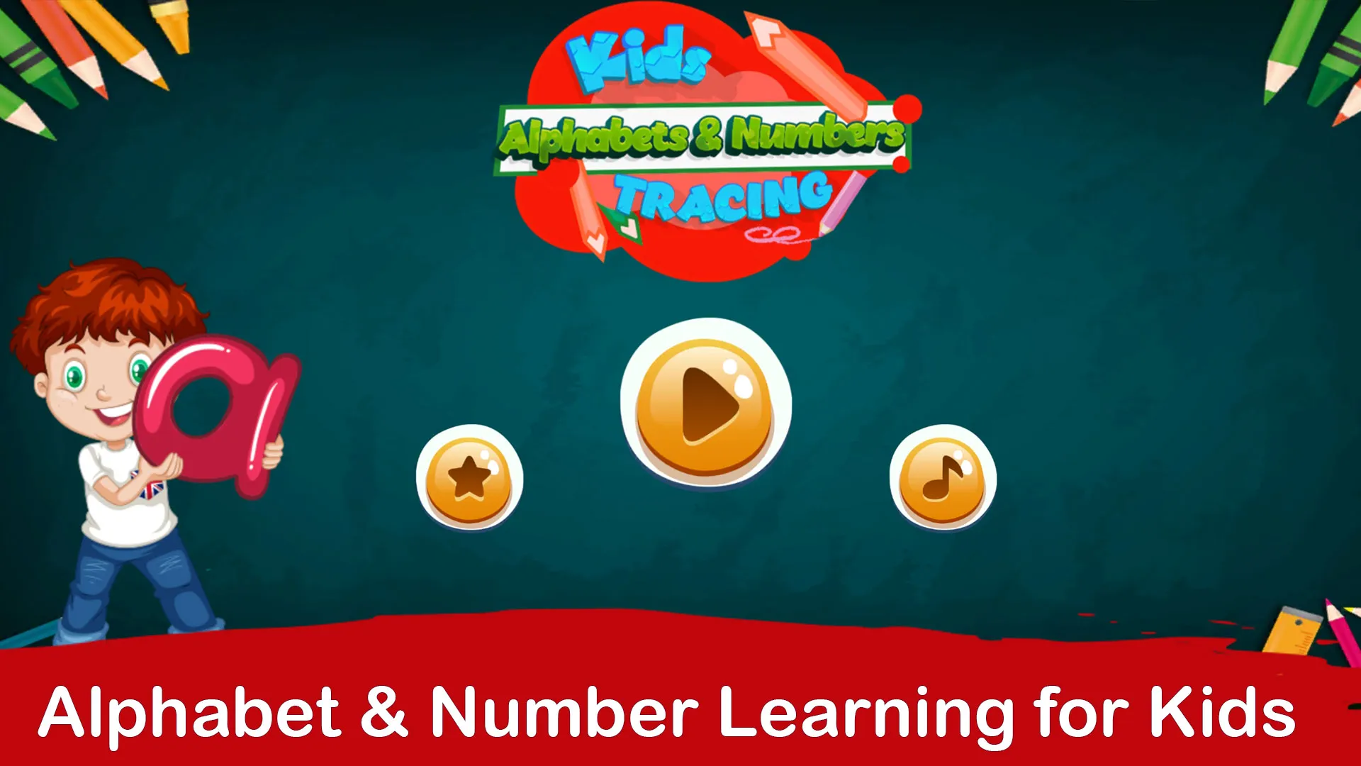 Alphabets and Numbers Tracing  | Indus Appstore | Screenshot