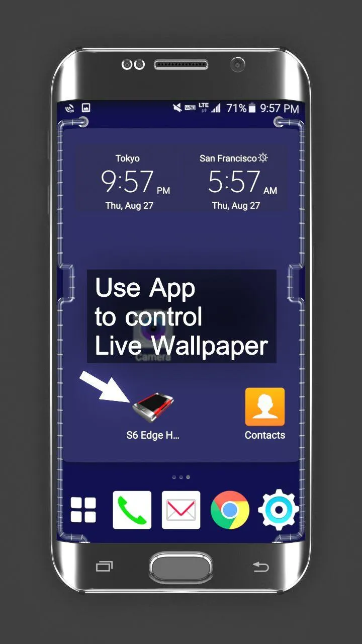 S6 Edge HD Live Wallpaper | Indus Appstore | Screenshot