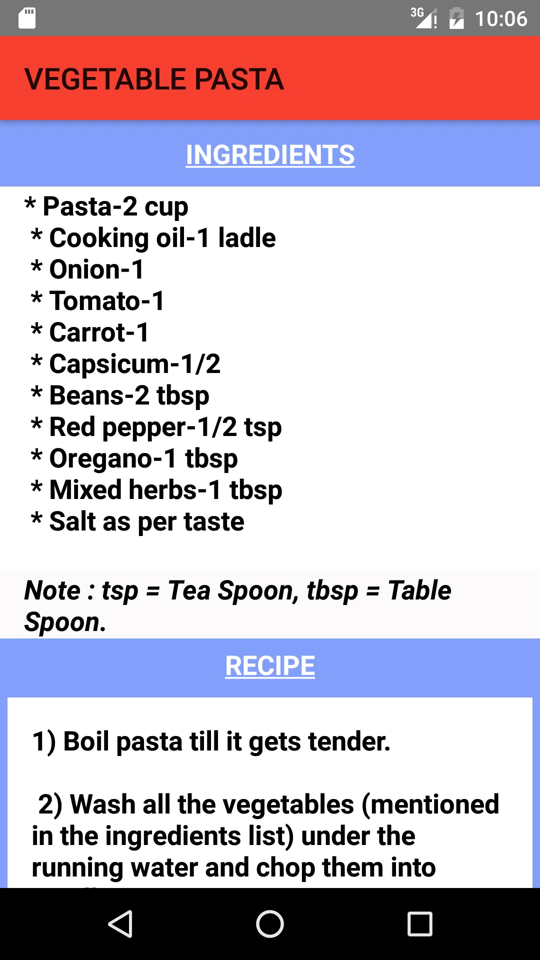 Kids Easy Recipes | Indus Appstore | Screenshot