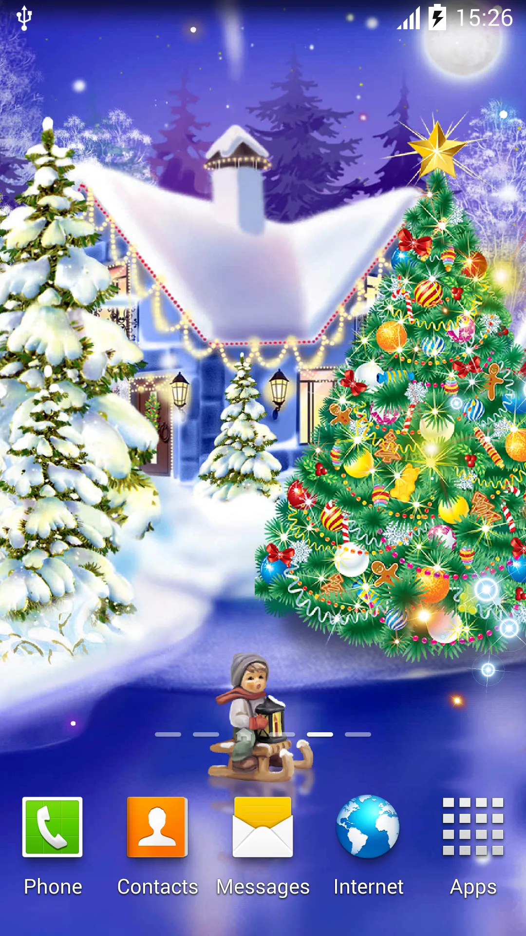 Christmas Rink Live Wallpaper | Indus Appstore | Screenshot