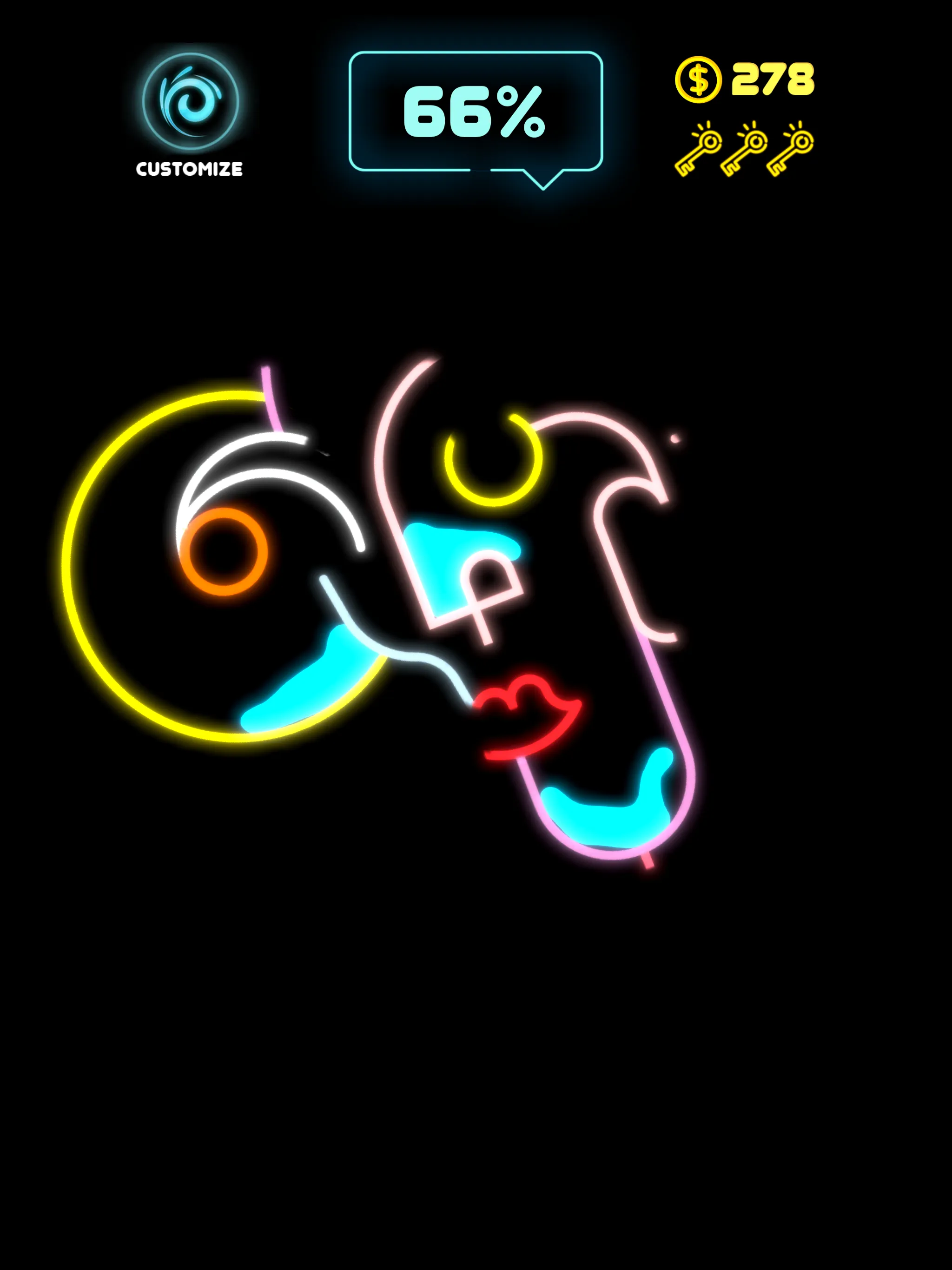 Neon Splash | Indus Appstore | Screenshot