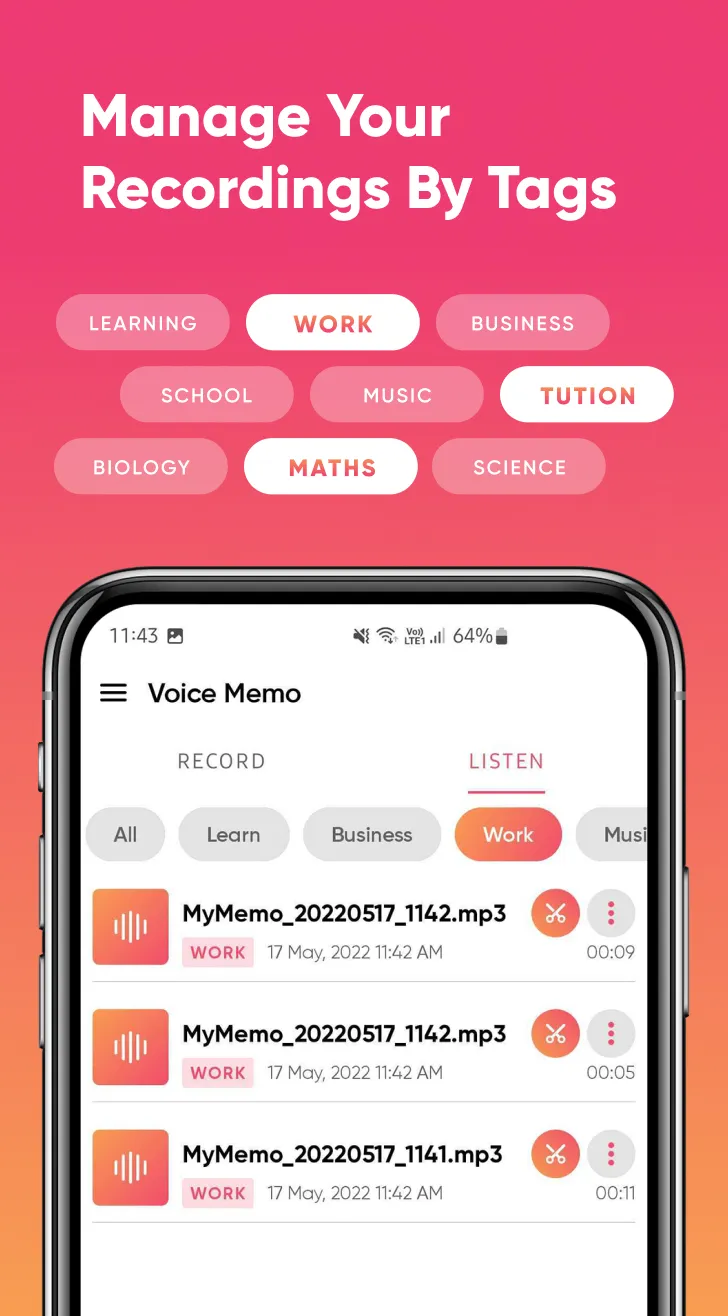 Voice Recorder - Voice Memo | Indus Appstore | Screenshot