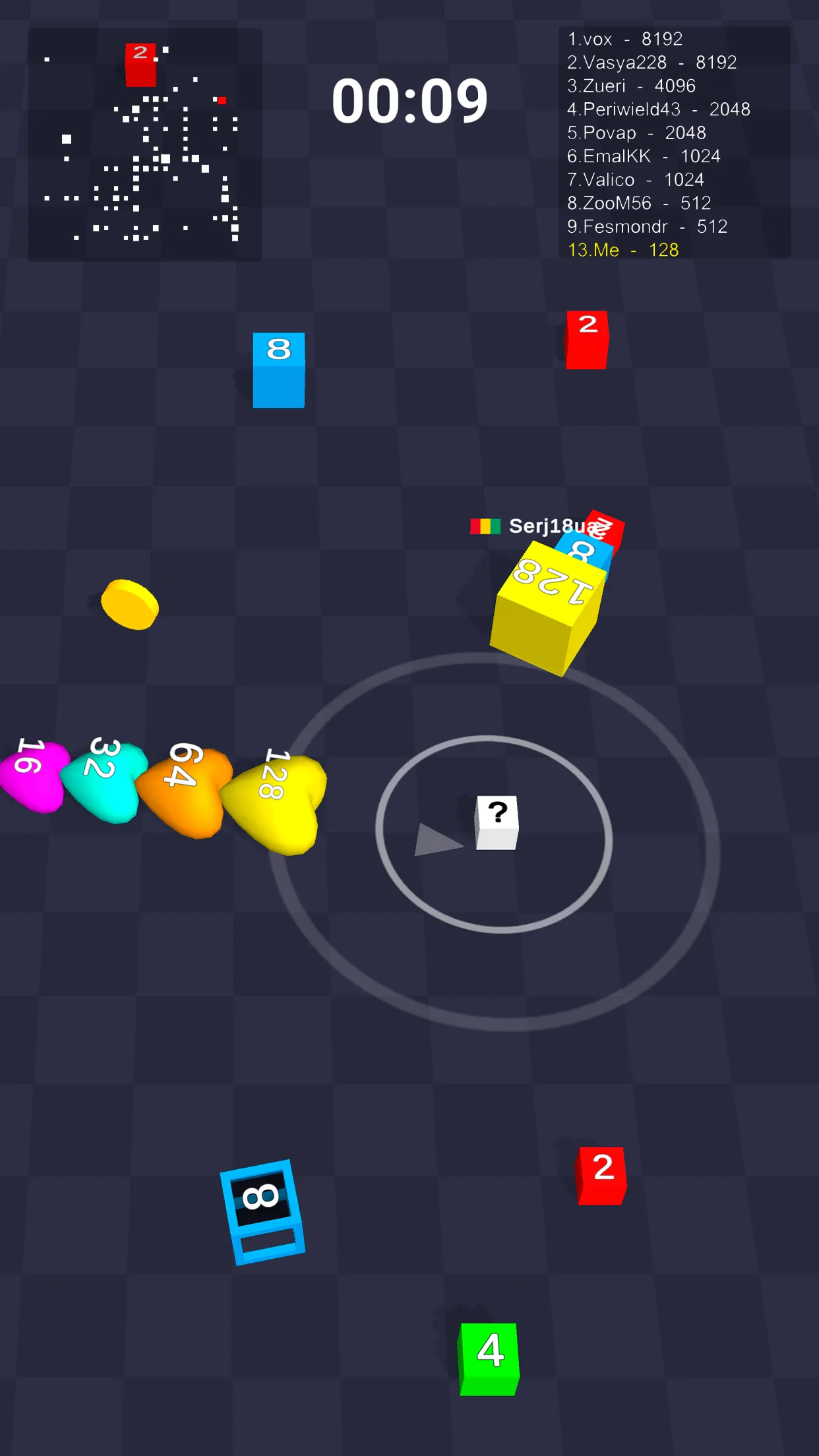 Cube Arena 2048: Merge Numbers | Indus Appstore | Screenshot