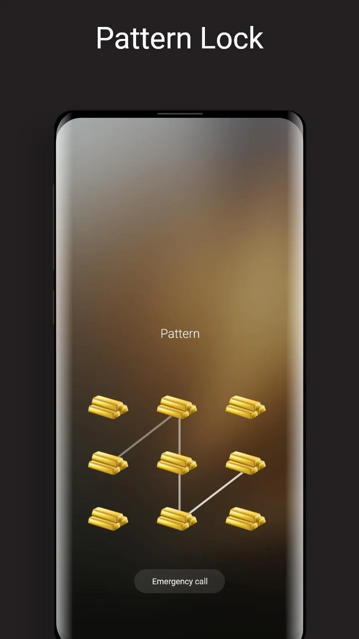 Pure Gold Lock Screen | Indus Appstore | Screenshot