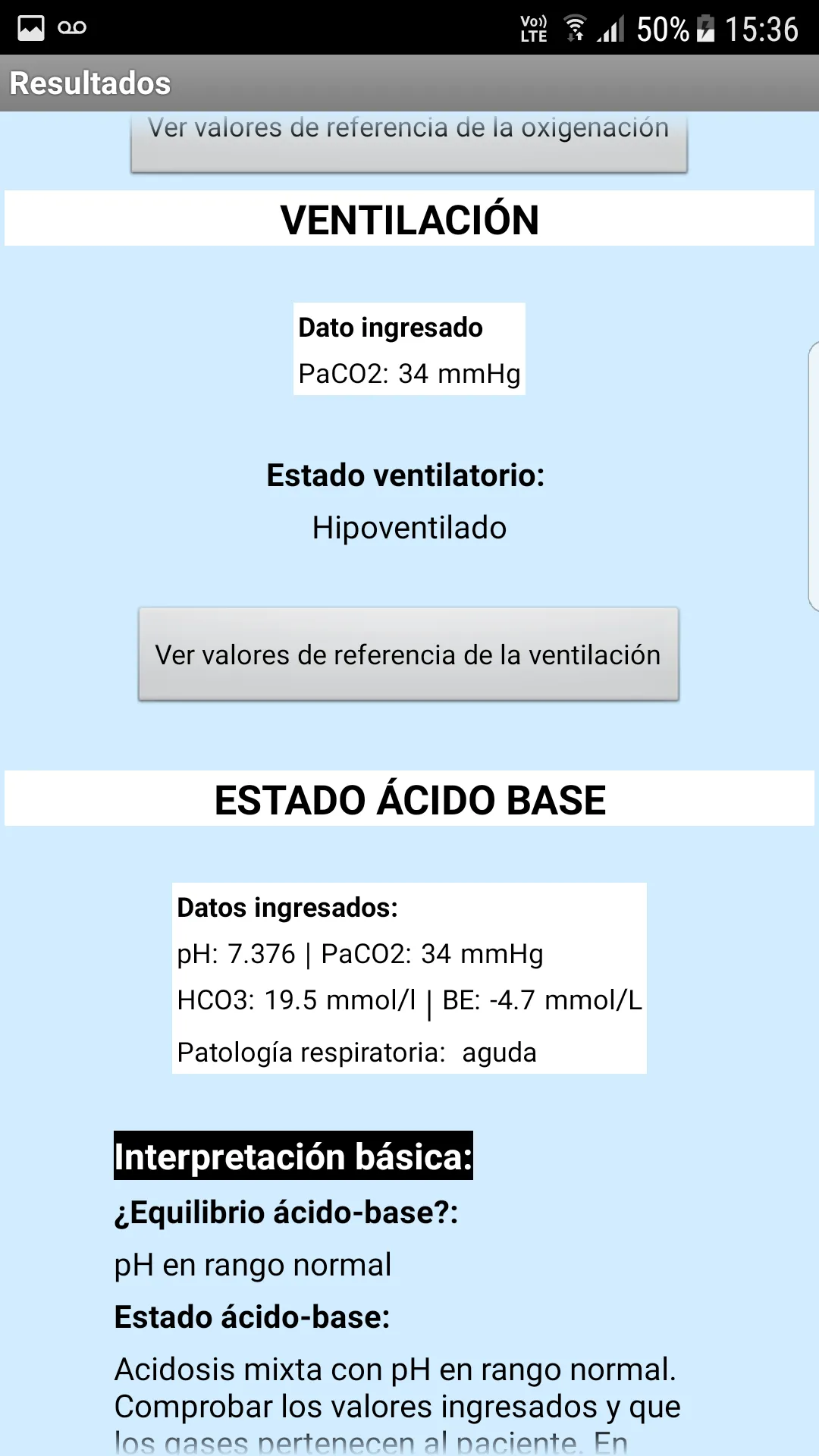 ALGA - Gases Arteriales | Indus Appstore | Screenshot