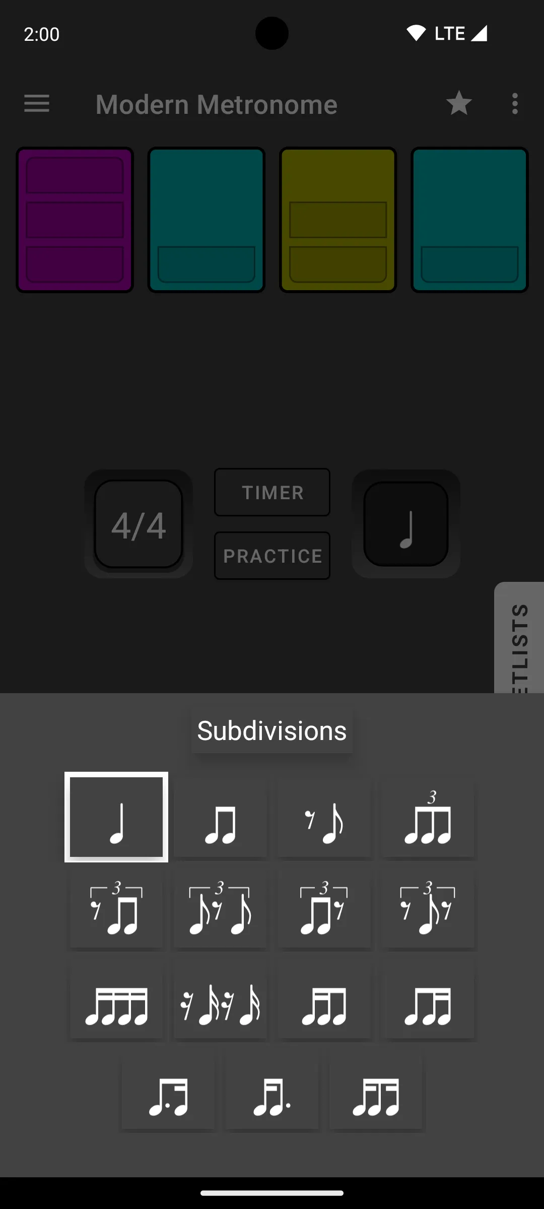 Modern Metronome | Indus Appstore | Screenshot