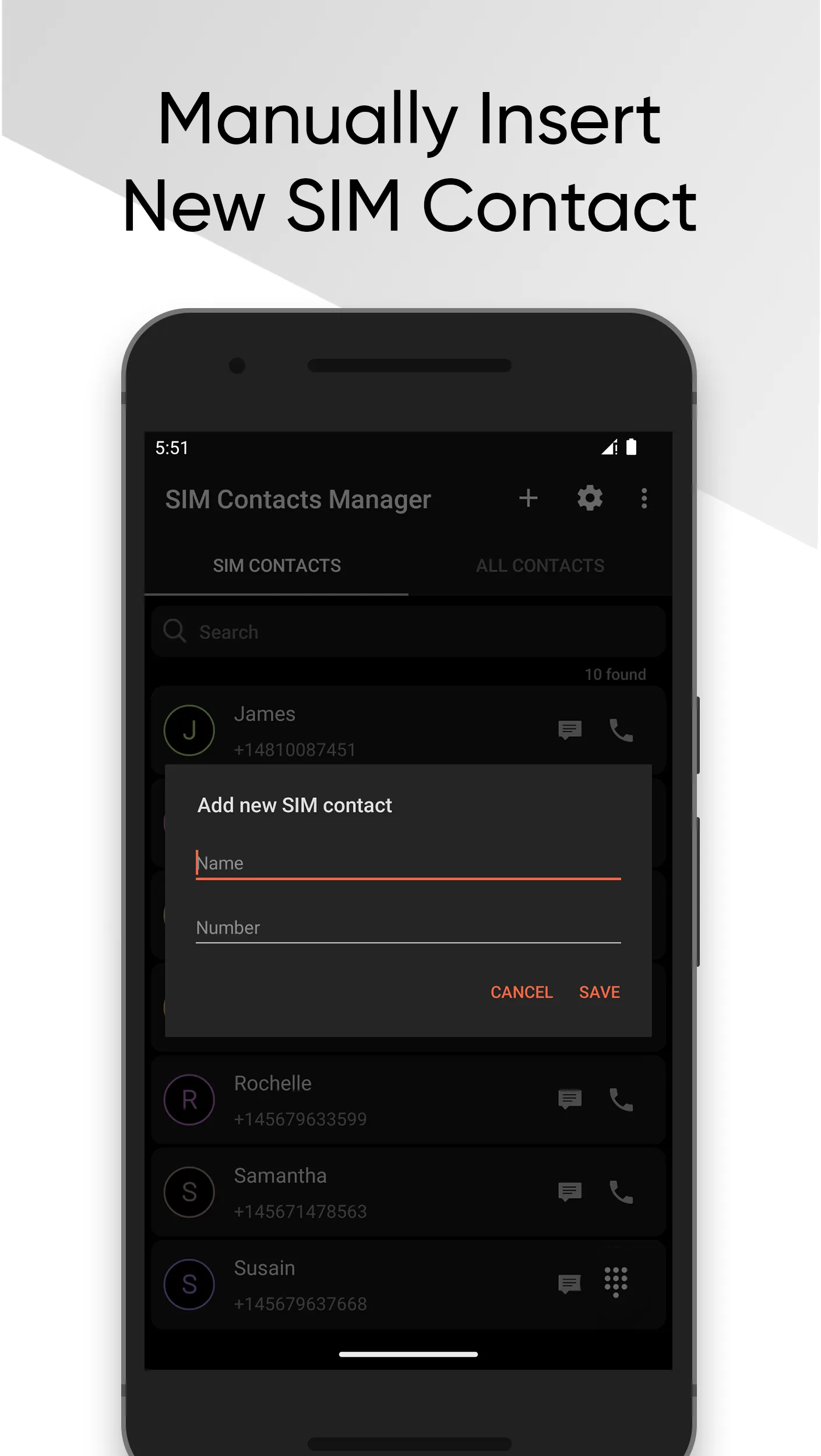 SIM Contacts Manager | Indus Appstore | Screenshot