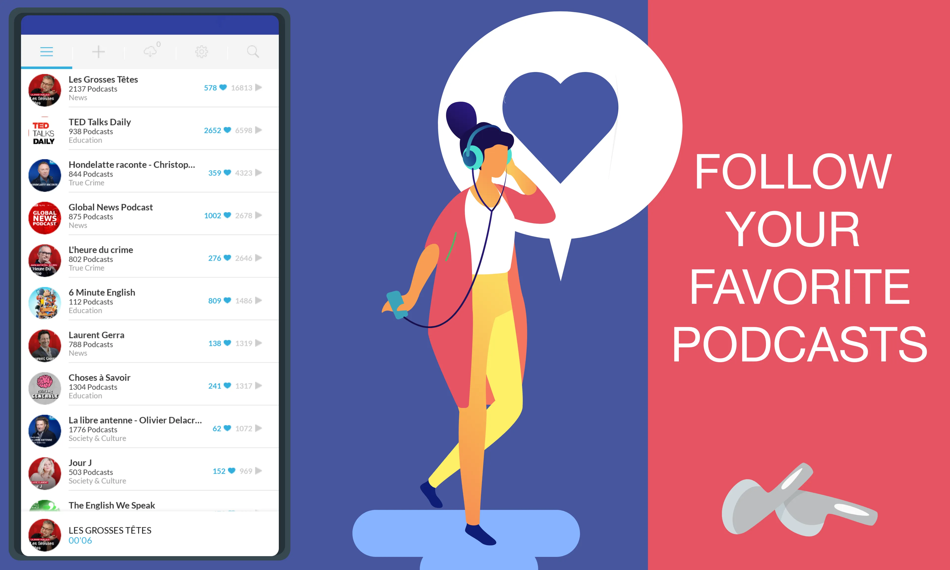 France Podcast | France & Glob | Indus Appstore | Screenshot