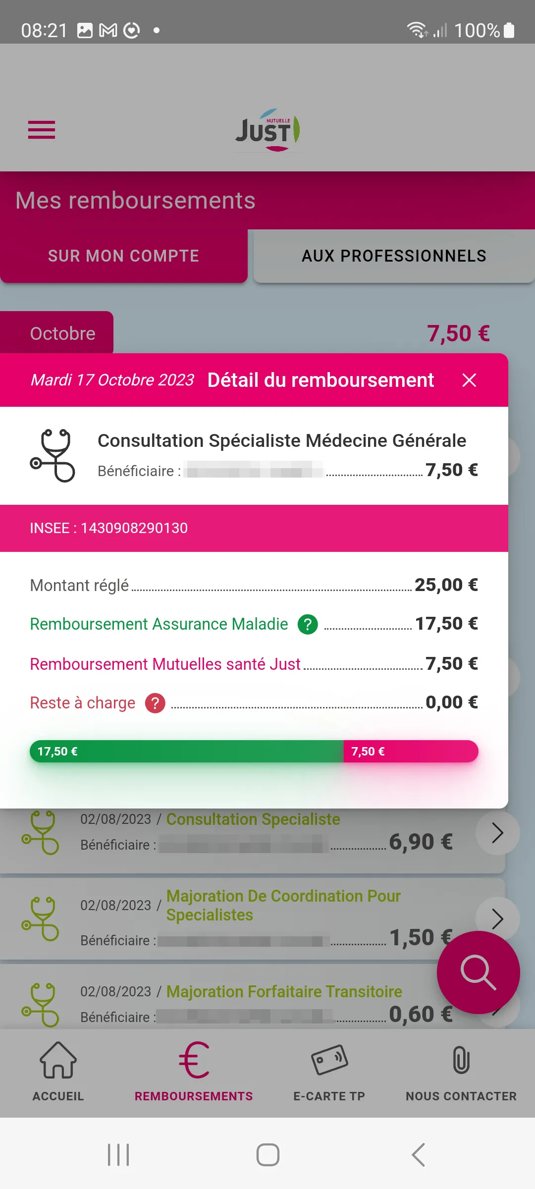 Mutuelle Just | Indus Appstore | Screenshot