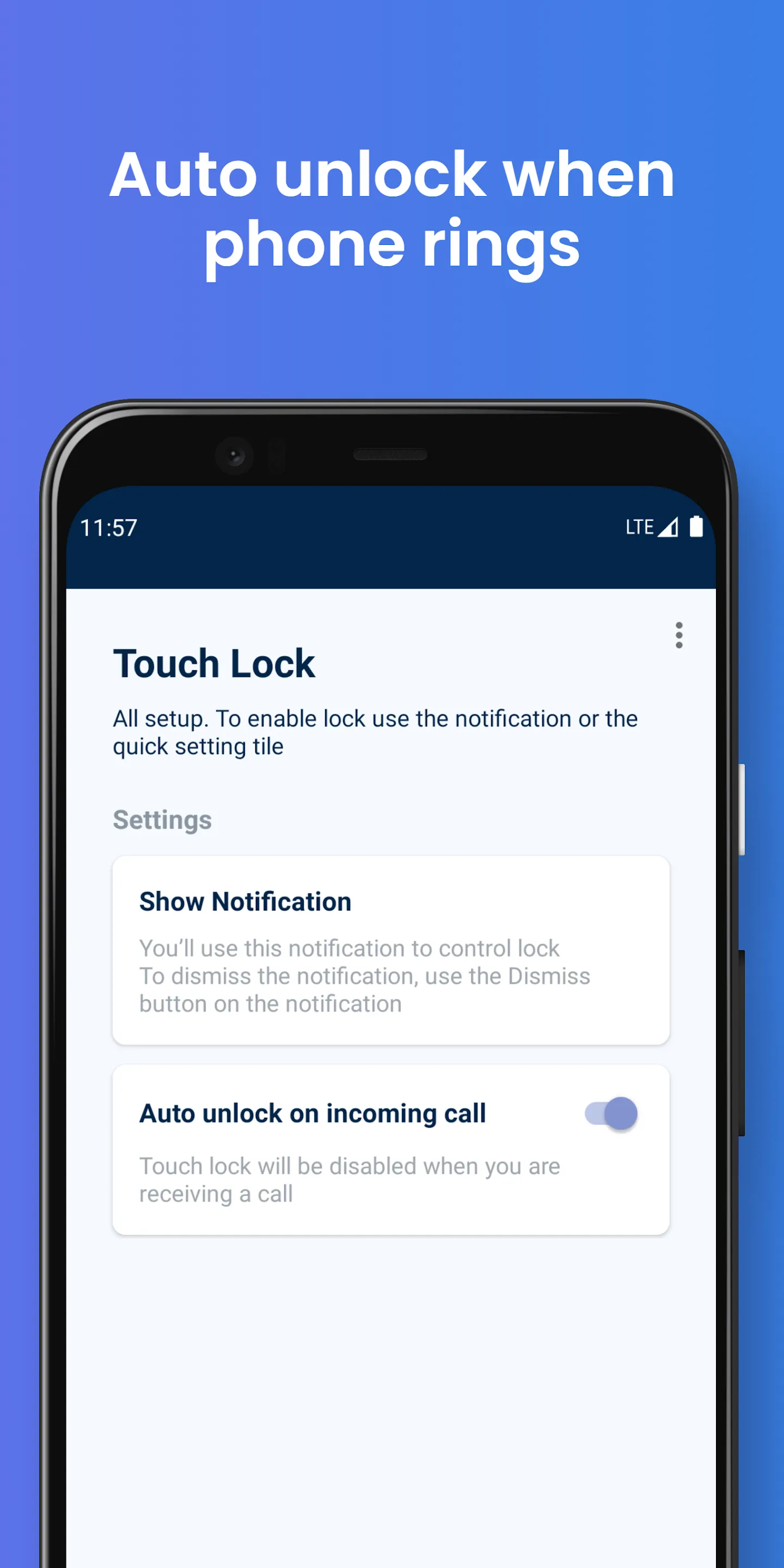 Touch Lock - Disable Touch | Indus Appstore | Screenshot