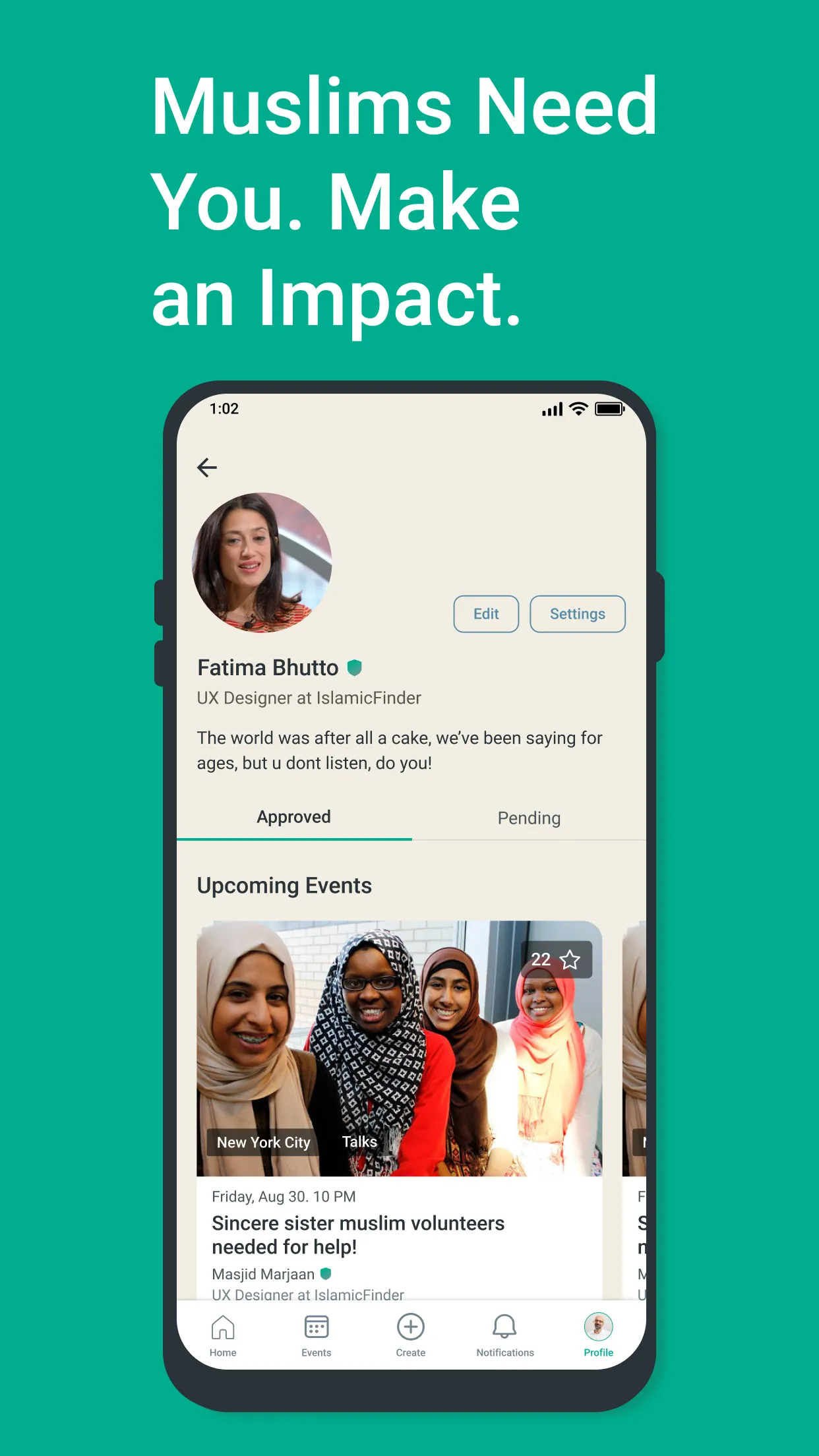 Muslims: Events & Discussions | Indus Appstore | Screenshot