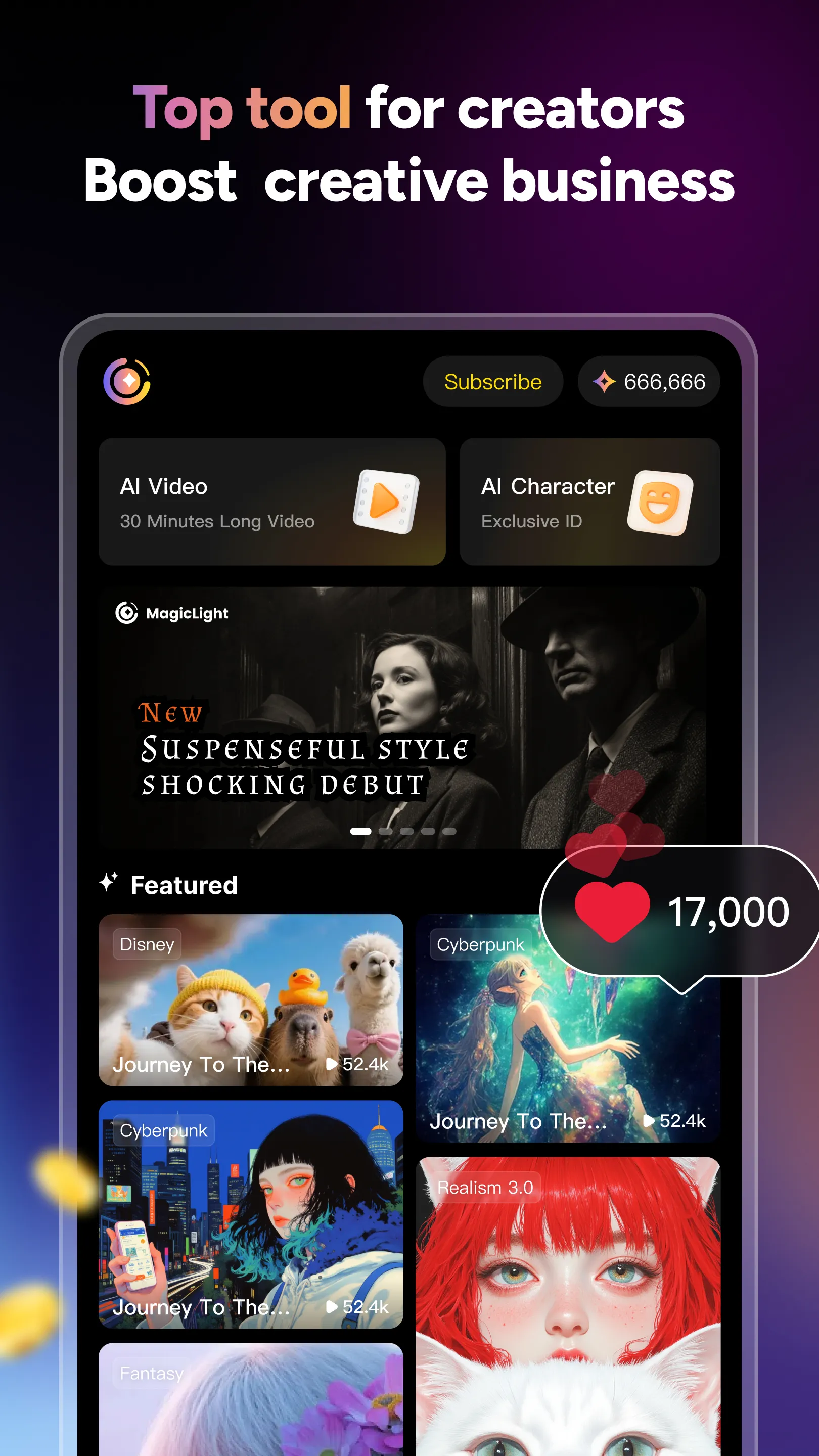 MagicLight:AI Long Video Maker | Indus Appstore | Screenshot