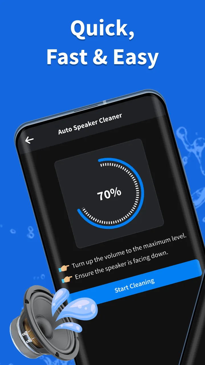 Speaker Cleaner Water Ejector | Indus Appstore | Screenshot