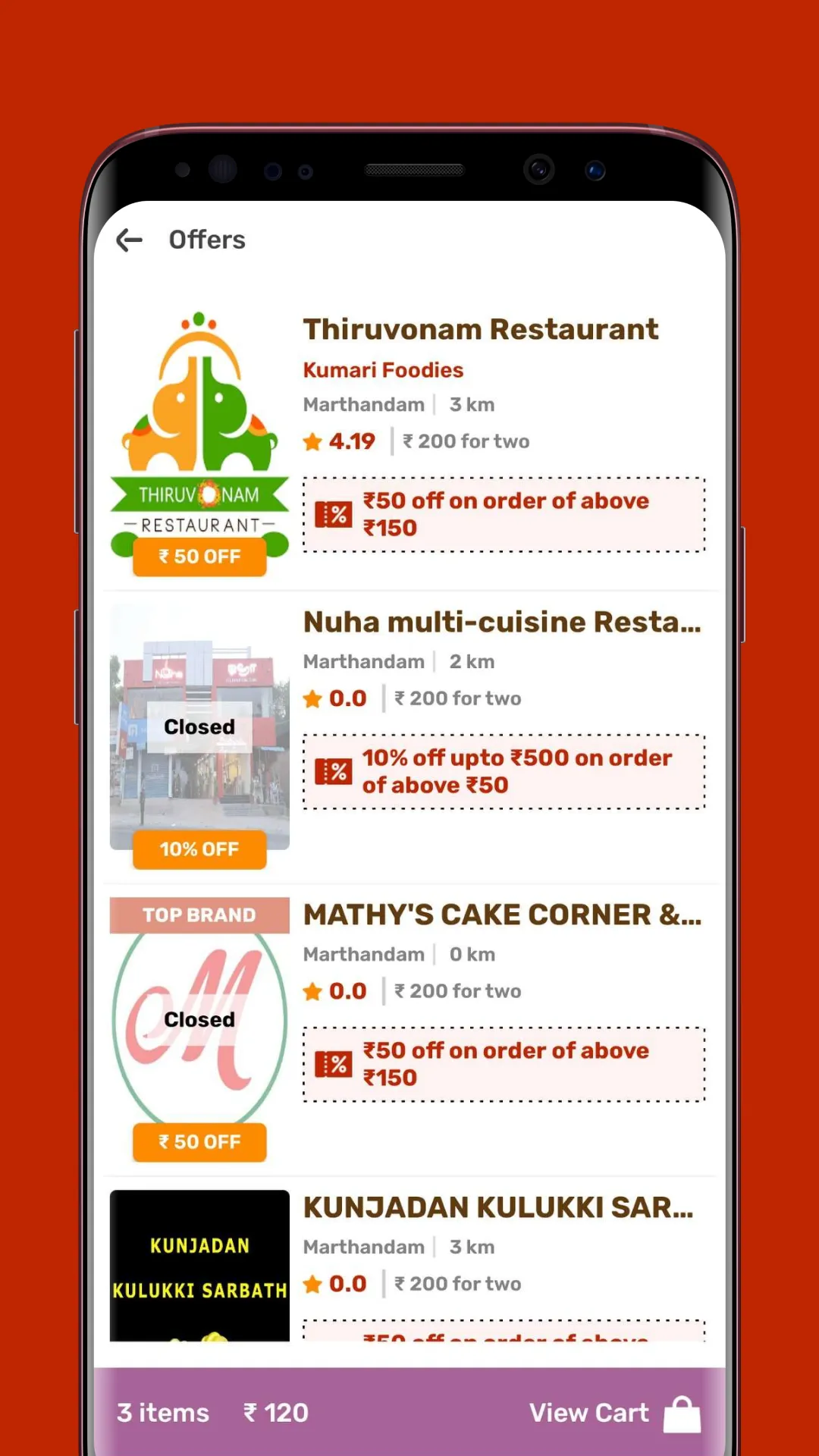 Kumari Foodie Online Delivery | Indus Appstore | Screenshot