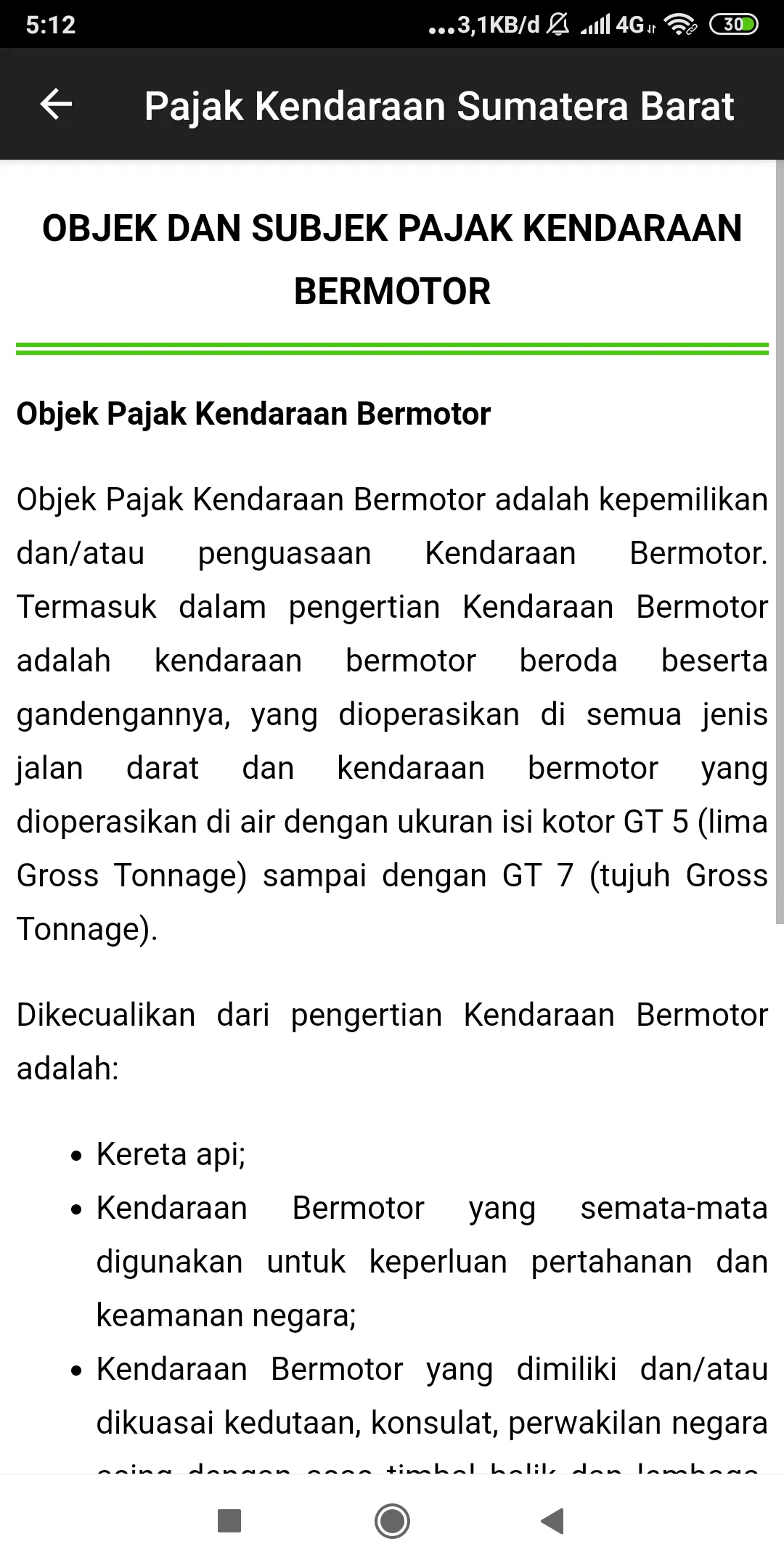 Cek Pajak Kendaraan Sumbar | Indus Appstore | Screenshot